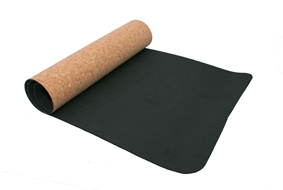 cork natural rubber yoga mat