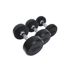 Round Head Rubber Dumbbell